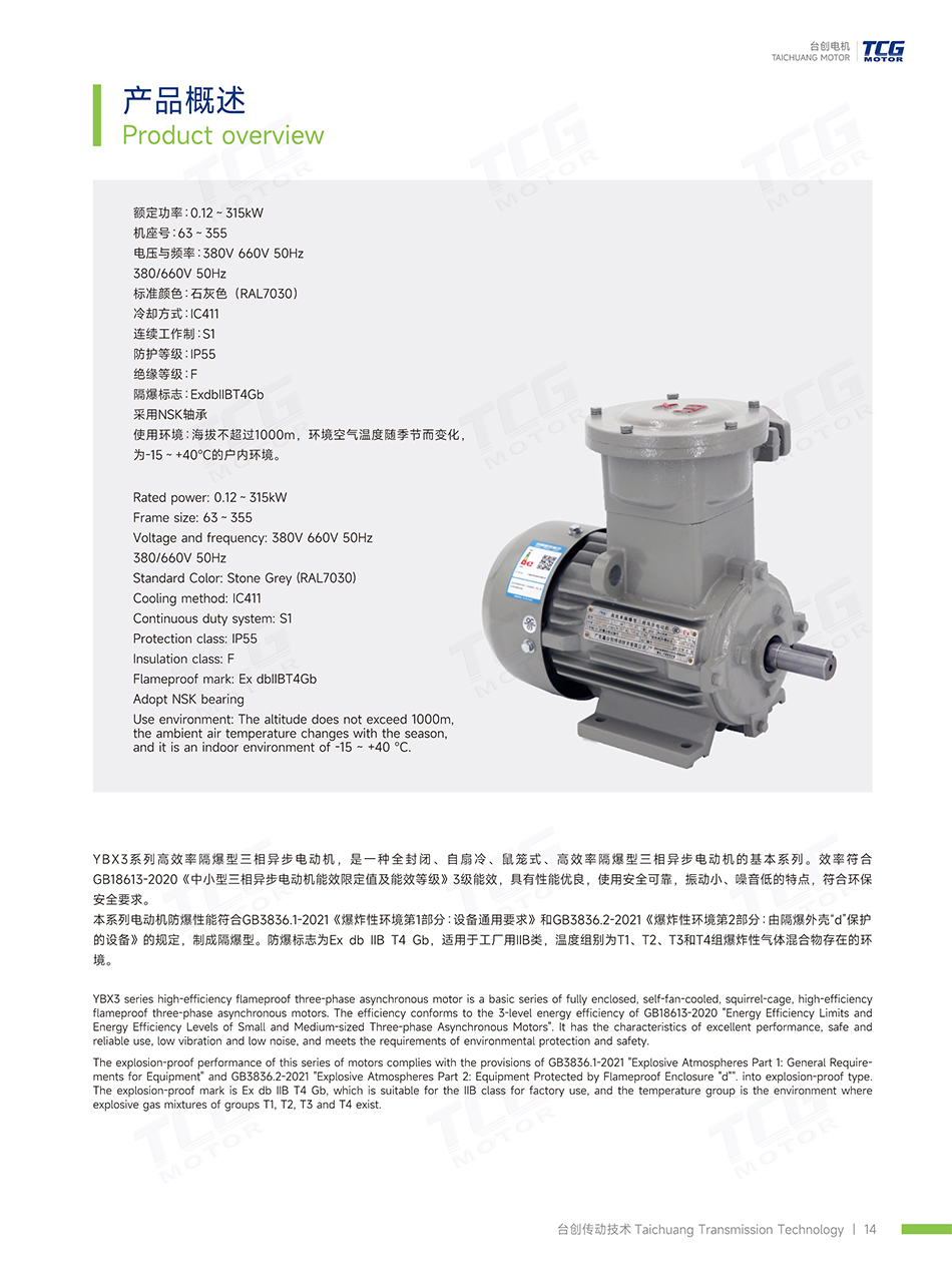 BT4防爆電機(jī)B3
